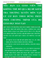 BỘ ĐỀ KIỂM TRA THƯỜNG XUYÊN VẬT LÝ THPT THEO ĐÚNG PPCT CỦA BỘ.