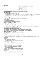 Giáo án phát triển năng lực học sinh lớp 2 năm học 2019 – 2020