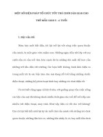 SKKN một số BIỆN PHÁP tổ CHỨC tốt TRÒ CHƠI dân GIAN CHO TRẺ mẫu GIÁO 5   6 TUỔI 