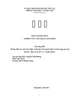 SKKN hướng dẫn học sinh cảm nhận vẻ đẹp tâm hồn người chiến sĩ cách mạng qua hai bài thơ khi con tu hú  và ngắm trăng 