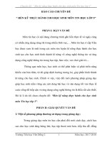 Chuyên đề rèn kỹ năng thực hành cho học sinh môn tin học lớp 5” 