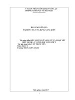 SKKN rèn luyện kỹ năng vẽ và nhận xét biểu đồ địa lí cho học sinh lớp 9 