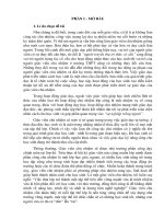 Một số biện pháp đổi mới công tác chủ nhiệm ở trường THPT đô lương 2 trong việc xây dựng tập thể lớp tiên tiến vững mạnh 