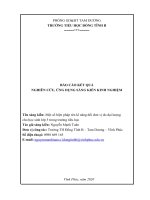 SKKN một số biện pháp rèn kĩ năng đổi đơn vị đo đại lượng cho học sinh lớp 5 trong trường tiểu học 