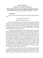 SKKN một số biện pháp để làm tốt công tác chủ nhiệm lớp góp phần nâng cao chất lượng giảng dạy ở trường tiểu học chấn hưng – vĩnh tường – vĩnh phúc  