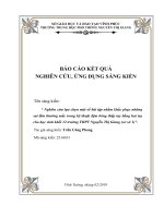 SKKN nghiên cứu lựa chọn một số bài tập nhằm khắc phục những sai lầm thường mắc trong kỹ thuật đệm bóng thấp tay bằng hai tay cho học sinh khối 12 trường THPT nguyễn thị giang 