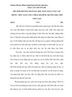 SKKN đổi mới phương pháp dạy học dạng bài luyện tập trong môn toán lớp 2 theo mô hình trường học mới việt nam 