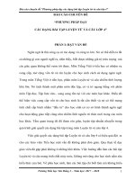 Báo cáo chuyên đề phương pháp dạy các dạng bài tập luyện từ và câu lớp 4 