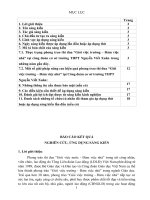 SKKN giải pháp nâng cao hiệu quả phong trao thi đua giỏi việc trường – đảm việc nhà tại công đoàn cơ sở trường THPT nguyễn viết xuân 