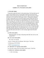 SKKN những biện pháp và bài tập cơ bản phòng tránh đuối nước cho học sinh trường THCS 