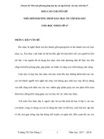 SKKN đổi mới phương pháp dạy học ôn tập bài hát cho học sinh lớp 4 