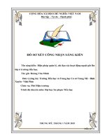 SKKN biện pháp quản lý, chỉ đạo các hoạt động ngoài giờ lên lớp ở trường tiểu học  