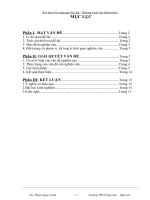 Skkn rèn luyện kỹ năng giải bài tập phương trình cân bằng nhiệt 