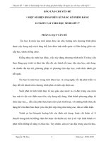 SKKN một số BIỆN PHÁP rèn kỹ NĂNG gõ bàn PHÍM BẰNG 10 NGÓN TAY CHO học SINH lớp 3