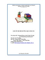 chuyên đề hướng dẫn học sinh yếu lớp 9 ôn tập về giải phương trình bậc hai 