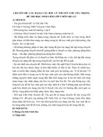 CHUYÊN đề các DẠNG câu hỏi  lý THUYẾT CHỦ yếu TRONG đề THI học SINH GIỎI lớp 9 môn địa lí  