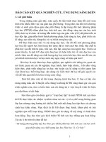 SKKN sử dụng phương pháp dạy học theo góc nhằm phát huy tính tích cực của học sinh góp phần nâng cao chất lượng dạy học hóa học 11  cơ bản 