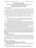 SKKN đổi mới và nâng cao chất lượng giảng dạy về câu theo chuẩn kiến thức kĩ năng phân môn luyện từ và câu lớp 4 hay 
