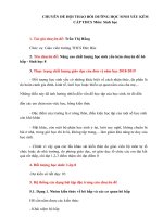 CHUYÊN đề hội THẢO bồi DƯỠNG học SINH yếu kém cấp THCS môn sinh học 2 nâng cao chất lượng học sinh yếu kém chuyên đề hô hấp   sinh học 8 