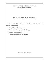 SKKN một số giải pháp giúp giáo viên dạy trẻ kỹ năng tự bảo vệ bản thân trước nguy hiểm 