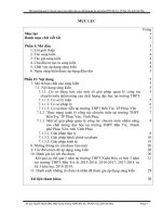 SKKN một số giải pháp quản lý công tác chuyên môn nhằm nâng cao chất lượng dạy học tại trường THPT bến tre, thành phố phúc yên 