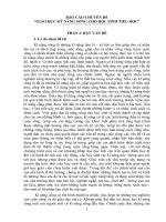 Báo cáo chuyên đề giáo dục kỹ năng sống cho học sinh tiểu học 