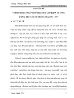 SKKN một số biện pháp giúp học sinh lớp 2 rèn kĩ năng cộng, trừ các số trong phạm vi 1000