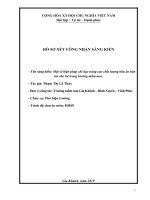 Một số biện pháp chỉ đạo nâng cao chất lượng bữa ăn bán trú cho trẻ trong trường mầm non 