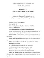 SKKN áp dụng bản đồ tư duy trong dạy học tiếng anh cho học sinh tiểu học