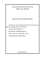 SKKN một số biện pháp nhằm thực hiện tốt công tác xây dựng môi trường giáo dục lấy trẻ làm trung tâm 