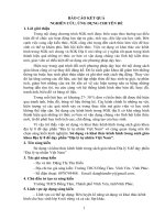 Sử dụng và khai thác kênh hình trong sách giáo khoa địa lý 8 để dạy phần địa lý tự nhiên việt nam 