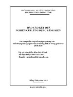 SKKN một số biện pháp nâng cao chất lượng đội ngũ giáo viên ở trường THCS trong giai đoạn 2018   2020 