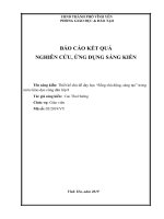 Thiết kế chủ đề dạy học sống chủ động, sáng tạo trong môn giáo dục công dân lớp 8  