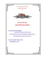 SKKN tạo hứng thú, phát huy tính tích cực chủ động học tập cho học sinh lớp 12 khi học môn hình học thông qua việc tăng cường các bài toán liên hệ thực tế 