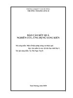 SKKN một số biện pháp nâng cao hiệu quả dạy văn miêu tả con vật cho học sinh lớp 4 