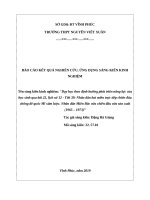 SKKN dạy học theo định hướng phát triển năng lực của học sinh qua bài 22, lịch sử 12   tiết 39 nhân dân hai miền trực tiếp chiến đấu chống đế quốc mĩ xâm lược  nhân dân miền bắc vừa chiến 