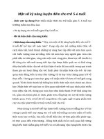 SKKN một số kỹ năng luyện đếm cho trẻ 5 6 tuổi 