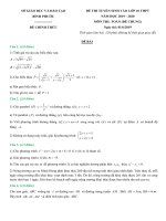 de tuyen sinh lop 10 thpt nam 2019 2020 mon toan so gddt binh phuoc