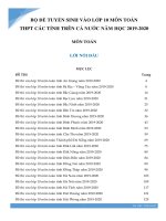 ĐỀ THI THỬ vào 10 TOÁN