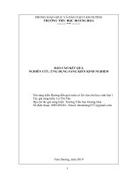 SKKN hướng dẫn giải toán có lời văn cho học sinh lớp 1 