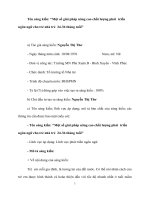 SKKN một số giải pháp nâng cao chất lượng phát  triển ngôn ngữ cho trẻ nhà trẻ  24 36 tháng tuổi 