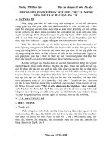 SKKN một số biện pháp giúp học sinh lớp 5 thực hành tốt môn thể thao tự chọn đá cầu 