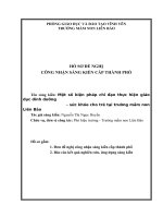 SKKN một số biện pháp thực hiện giáo dục dinh dưỡng   sức khỏe cho trẻ tại trường mầm non liên bảo 