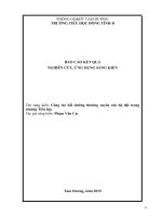 SKKN công tác bồi dưỡng thường xuyên cán bộ đội trong trường tiểu học 