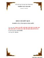 SKKN nâng cao kết quả học tập môn tin học cho học sinh trường THPT sáng sơn thông qua sử dụng bản đồ tư duy 