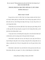 SKKN phương pháp dạy học phân môn địa lí lớp 4 theo hướng tích cực 