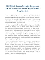 SKKN một số kinh nghiệm hướng dẫn học sinh giỏi học tập và làm bài thi môn lịch sử ở trường trung học cơ sở 