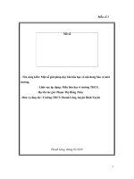 MỘT số GIẢI PHÁP dạy bài hóa học có nội DUNG bảo vệ môi TRƯỜNG 