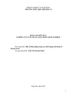 SKKN một số biện pháp nâng cao chất lượng sinh hoạt tổ chuyên môn 