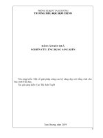 SKKN một số giải pháp nâng cao kỹ năng dạy nói tiếng anh cho học sinh tiểu học  